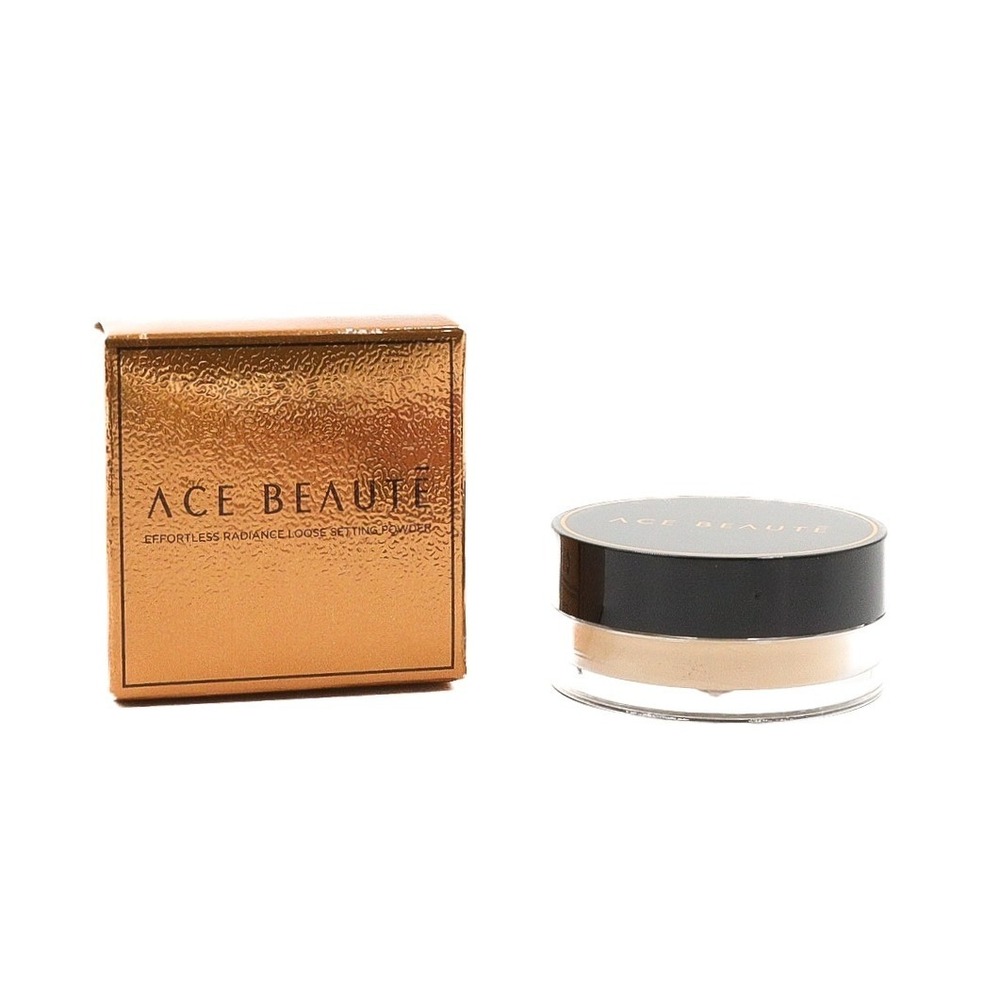 Ace Beaute - Effortless Radiance Loose Setting Powder - Medium - .05 oz- SEALED